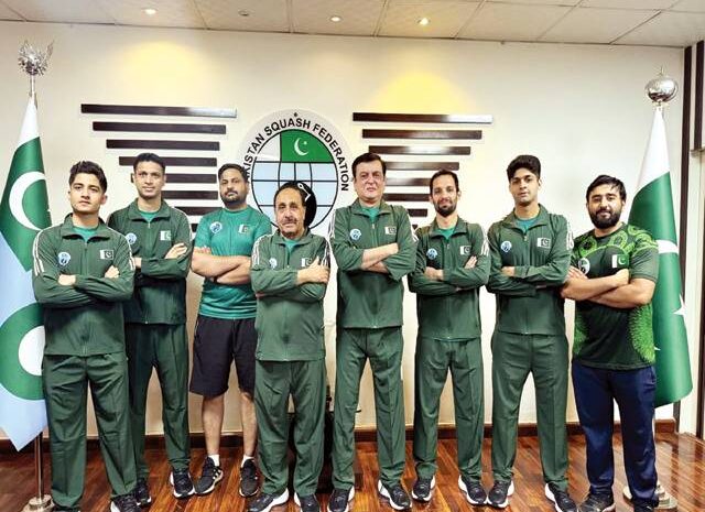  Pakistan Squad Departs for Asian Doubles Squash Championship in Malaysia
